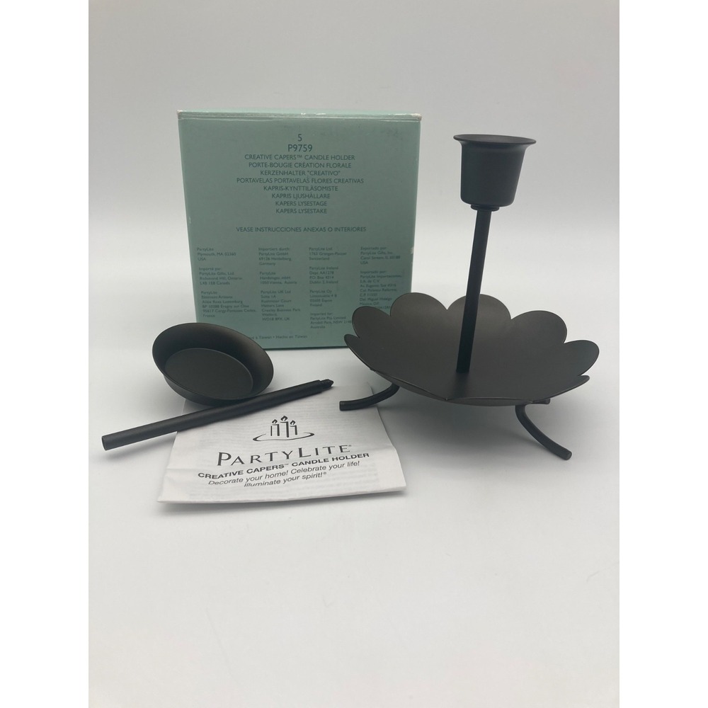 PartyLite Creative Capers Convertible Metal Candle Holder P9759 Boxed
